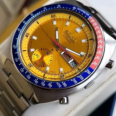 Seiko Pogue Vintage Chronograph Automatic Watch 6139-6002 New Old Stock • $455