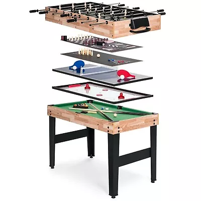 Best Choice 2x4ft 10-in-1 Combo Game Table Set Pool Foosball Ping Pong Ship Free • $235.99