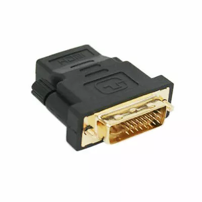$5.95 • Buy DVI-I Dual Link (24+5 Pin) Male To HDMI Female Adapter Converter Connector 1080p