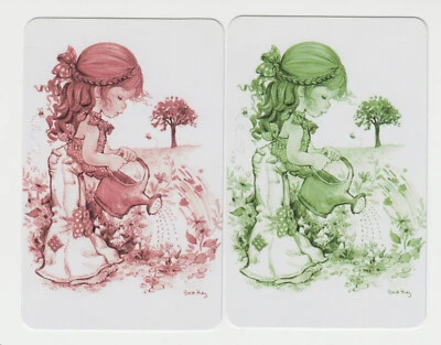 $4 • Buy Playing Swap Cards  MODERN 2 Only Single Pips On Backs    SARAH KAY # 1A