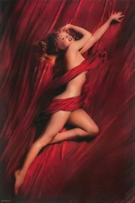 MARILYN MONROE POSTER Red Drapes RARE NEW 24x36 • $21.67