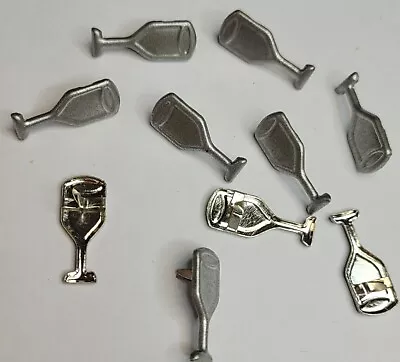 Brads Champagne Glass Pewter Split Pins Paper Fasteners • £1