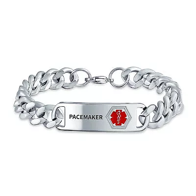 Pacemaker Identification Medical Alert ID Bracelet Pre Engraved • $29.99