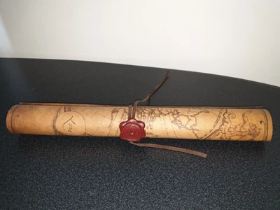 £38.99 • Buy Assassins  Creed Black Flag Black Chest Collectors Edition Scroll Map Poster