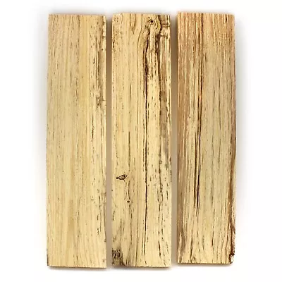 Spalted Quarter Sawn White Oak Wood Craft Project Blank Set 3 Pc 3 X 12 X 7/16 • $9