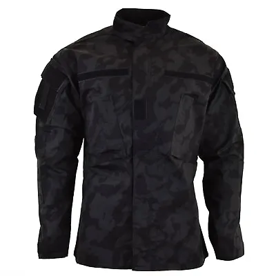 Brand Army Military Style Combat Jacket ACU Ripstop Night Camo Field Uniform • $48.93