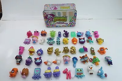 Moshi Monsters Lot Of 49 Assorted Figures & Collectable Tin Case • $49.99