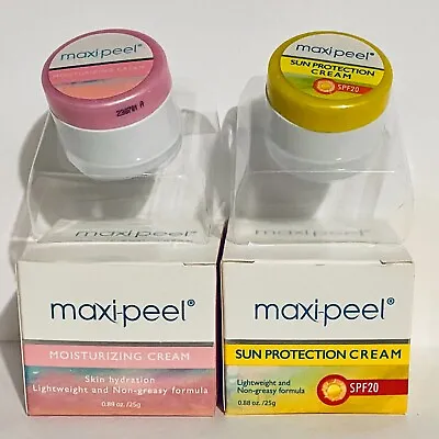 2 Maxi Peel Whitening Sun Protect Face Facial Moisturizing Cream • $19.98