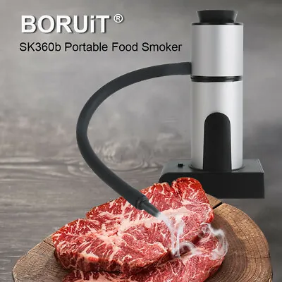 Aluminum Alloy Smoke Infuser Cold Smoking Gun Cocktail BBQ Smoker Kitchen Meat • £28.96