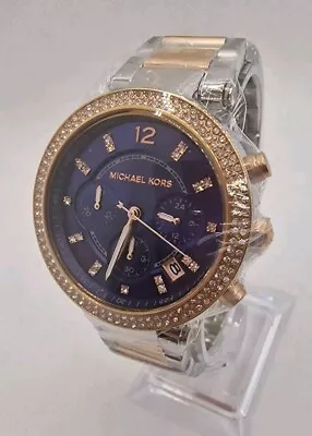 Michael Kors MK6141 Ladies Parker Rose Gold Chronograph Watch • £84.99