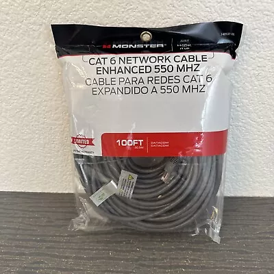 Monster Cat 6 Networking Cable 100 Ft. 140537-00 • $34.99