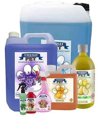 £5.95 • Buy Animal Kennel Disinfectant & Deodoriser - Choose Own Fragrance & Size Fresh Pet