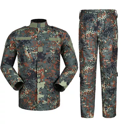 Airsoft Mens Military BDU Tactical Combat Uniform Shirt Pants Army Hunting Suits • $57.99