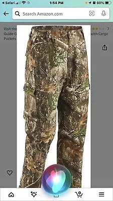 Mossy Oak Camo Apparel Cargo Pants Camouflage Hunting Men’s Size 2XL • $59.50