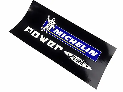 One (1) Vintage Original MICHELIN Tires POWER PURE Sticker Decal 7  X 3  NOS  • $7.50