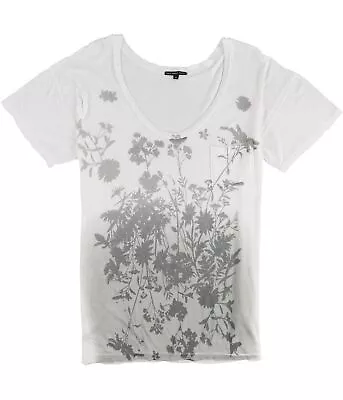 TRULY MADLY DEEPLY Womens Flowers Graphic T-Shirt White Medium • $2.50