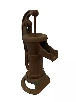 Antique Cast Iron Kitchen Well Water Hand Pump Farm Littlestown Howe Primitive • $100