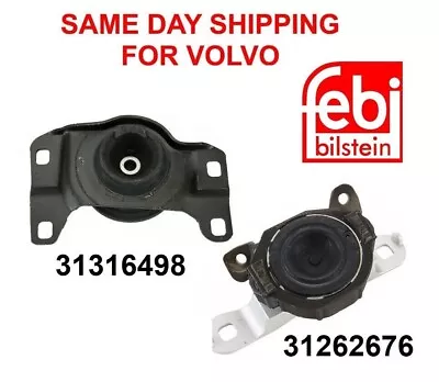 Left Right Lower Engine Motor Mounts For Volvo C30 C70  S40  V50  FEBI OE • $136.36