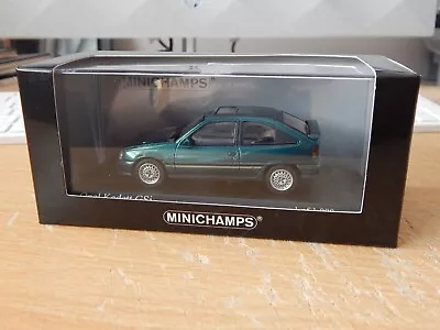 MINICHAMPS 1/43 OPEL KADETT E 1989 Astra GSi 3dr BLUE MET #400 045971 1/1008 • £35.20