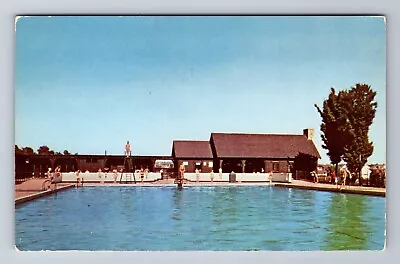 Manchester NH-New Hampshire Municipal Swimming Pool C1950s Vintage Postcard • $8.99