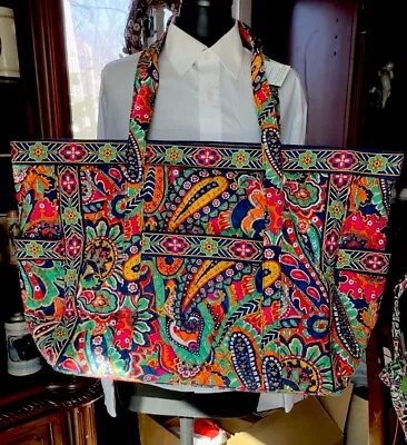 Vera Bradley~Get Carried Away Tote~Venetian Paisley~NWT~See Matching Accessory.. • $77