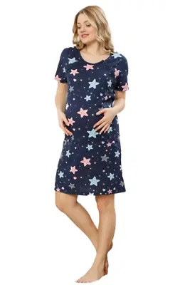 Ladies Nursing Nightdress Maternity Pyjama Nighty Breasfeeding • £9.99