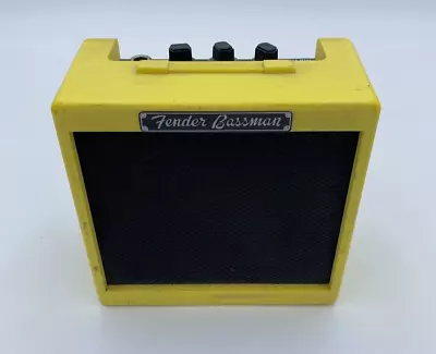 Fender Bassman Mini Amp 9V Battery Electric Guitar Mini Amplifier • $19.99