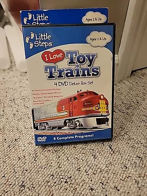 Little Steps I Love Toy Trains 4 DVD Deluxe Box Set • $10.99