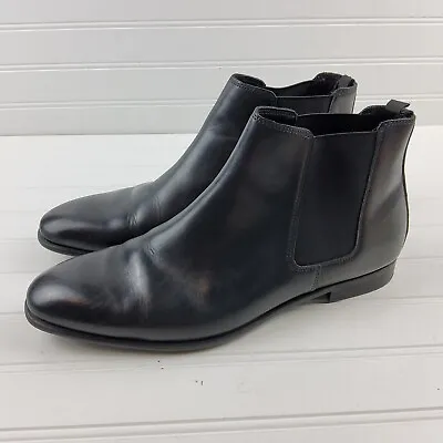 Zara Men's Ankle Boots Black Size 43 • $44.99