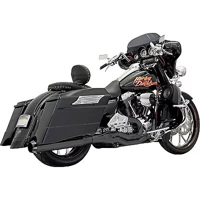 Bassani Black Road Rage II B1 Power 2-into-1 Exhaust System For Touring 95-16 • $1154.95