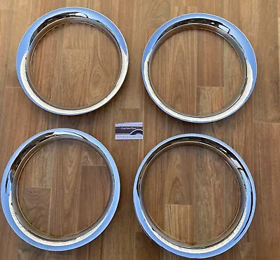 New Holden 13” Stainless Steel  Chrome Style  Wheel Trim Set HD HR EK FB EJ EH • $133