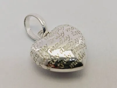 Links Of London HEART Pendant Truly Madly Deeply Charm Sterling Silver NEW • £45