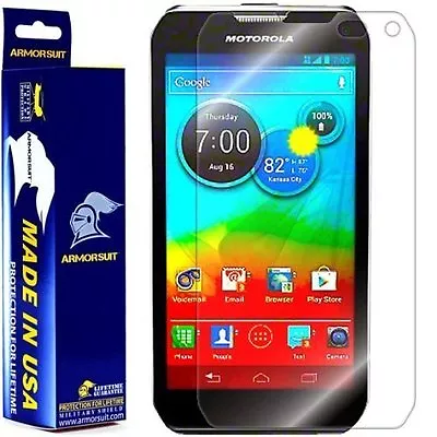 [2-Pack] ArmorSuit MilitaryShield Motorola Photon Q 4G LTE Screen Protector • $8.99