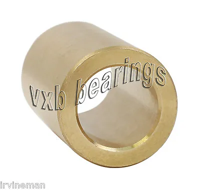 3/8 X 5/8 X 1  Inch Bearing Bronze Cast Bushing Plain Sleeve Brass 0.375 X0.625  • $9.95