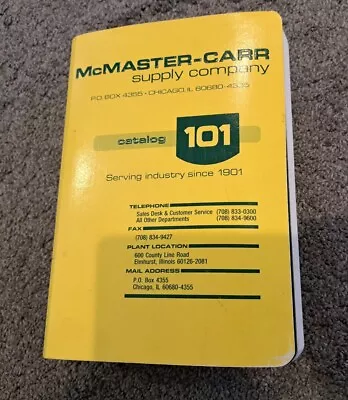 McMaster-Carr Supply Catalog 101 1995 • $25