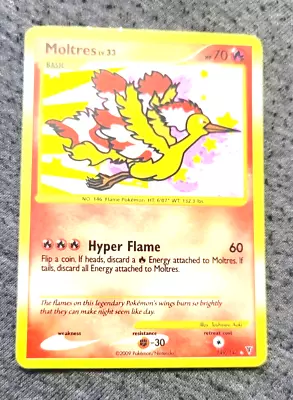Pokémon TCG Moltres 149/147 Supreme Victors Holo Secret Rare 2009 Lightly Played • $59.95
