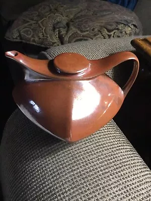 Vintage Ceramic Mid Century Modern Triangle Tea Pot Asian?? See Photo #3 • $5.99