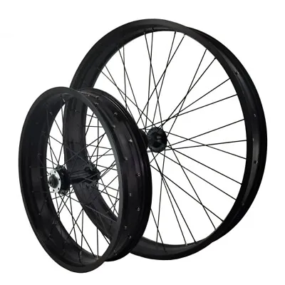 20   26inch Snow Fat Bike Front Wheels Thru-axle Quick Release E-bike Wheels • $229