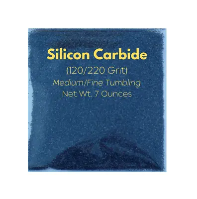 $9.49 • Buy Tumbler Grit Silicon Carbide (120/220) Medium Fine Media - 7 OZ. 