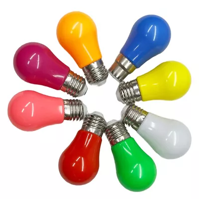 Colorful E27 B22 2W A45 Colorful LED Globe Light Bulbs Lamps Bar Party Decor AU • $3.29