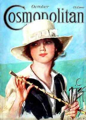 Vintage Cosmopolitan Magazine Cover Reproduction 17 X 12 Print Wall Decor • $16.95