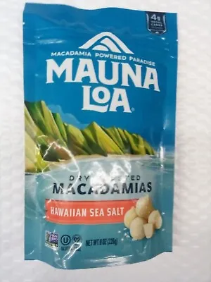 Mauna Loa Macadamia Nuts HAWAIIAN SEA SALT (8oz.) Direct From Hilo Best Prices • $16.99