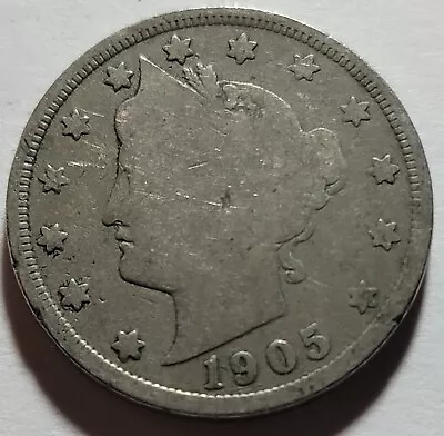 1905 Liberty Head V Nickel • $0.99