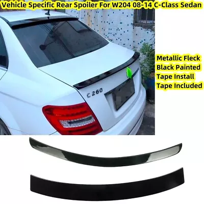 Set Of 2 Trunk Wing + Roofline Roof Wing Fits Benz W204 C250 / C300 Rear Spoiler • $125.95