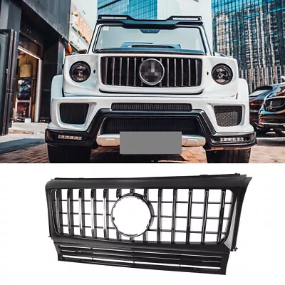 For Mercedes W463 GT G Wagon Amg Front Bumper Grille Grill Black Chrome • $115.88