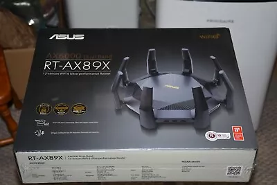 Asus RT-AX89X AX6000 Dual Band WiFi 6 Router Ultra-fast 10G Ports 8 Antenna • $265