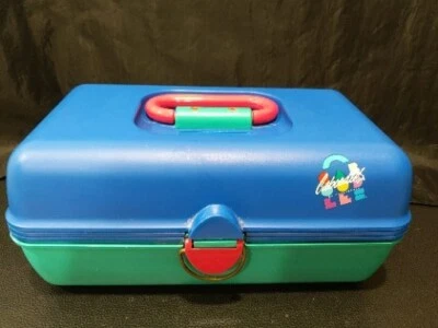 $23.99 • Buy Vintage Caboodle 1980s/90s Make Up Storage/Box Portable Colorful Model #2602