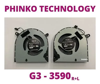 DELL G3 3579 G3-3579 G3-3771 G5 15 5587 P75F G3-3590 CPU GPU Cooling Fan • $57