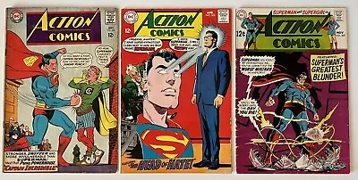 DC Action Comics 354 362 369 Silver Age 60s Lot Superman Supergirl GD/VG Vintage • $16.50