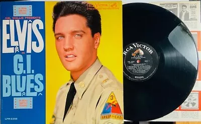 LP Elvis Presley G.I. BLUES 1964 RCA LPM-2256 EX+/NM • $45